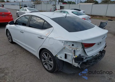 2017 Hyundai Elantra Limited from USA, damaged, VIN 5NPD84LF6HH083045